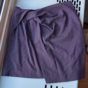 Aritzia Blue and Brown Plaid Skirt